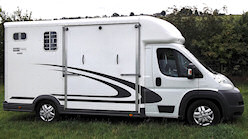 EquiTrek horsebox hire leeds vehicle side view