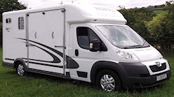 EquiTrek horse transport leeds vehicle corner view